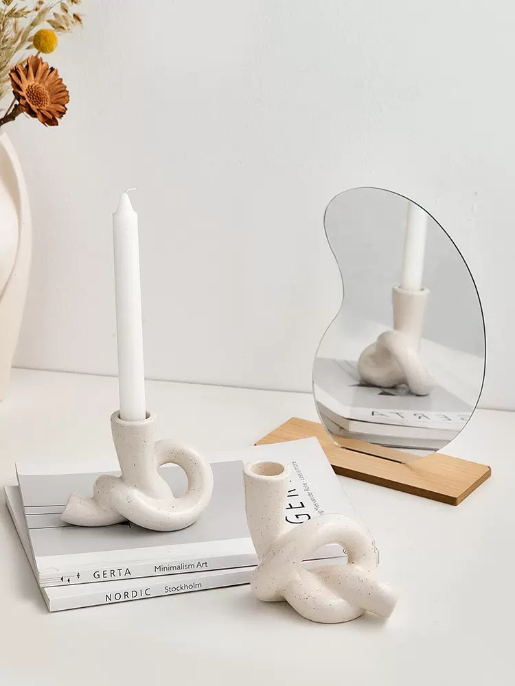 Candlestick Ceramic Holder