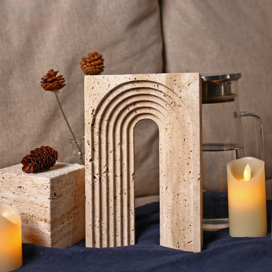 Travertine Stone Table Art