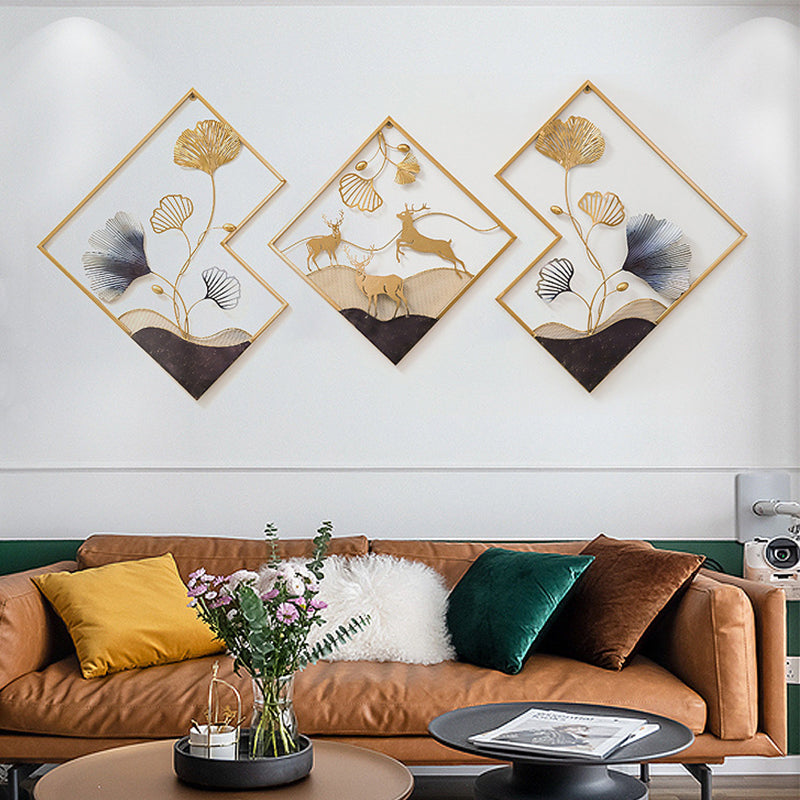 Gold Aesthetic Wall Art