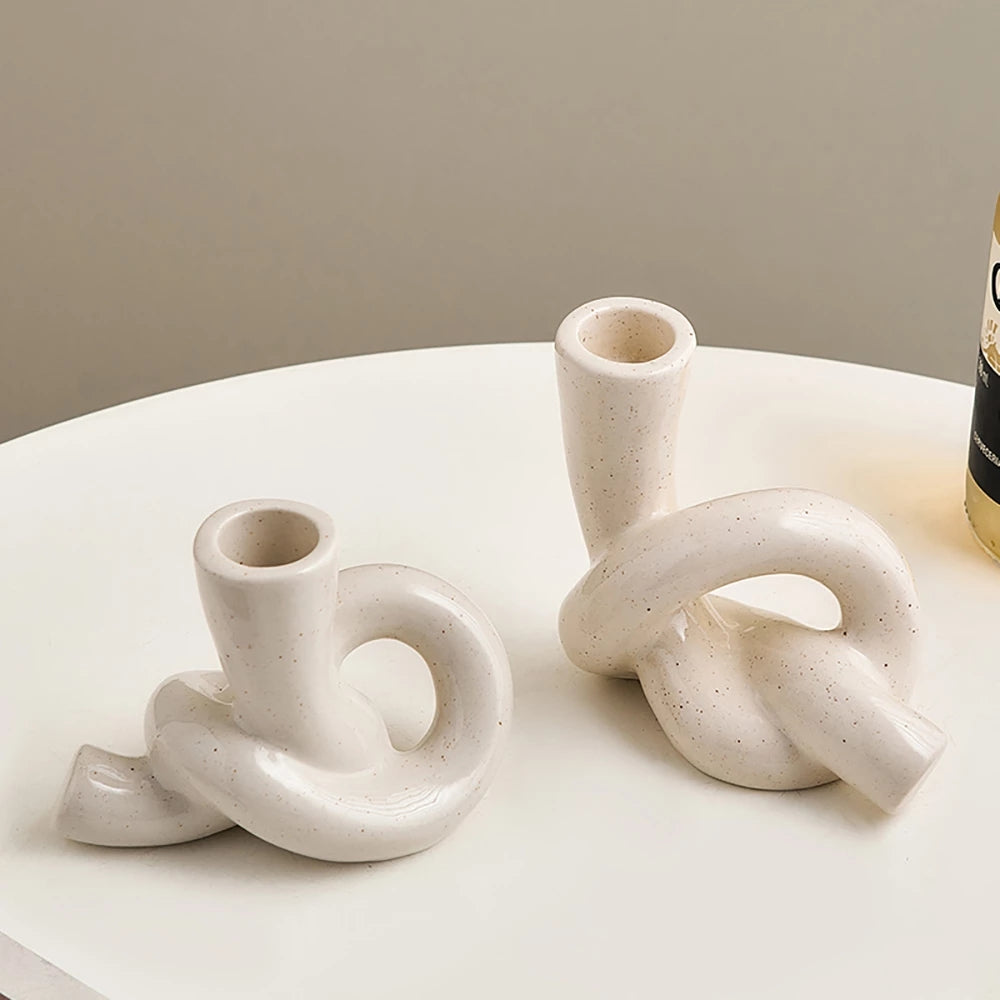 Candlestick Ceramic Holder