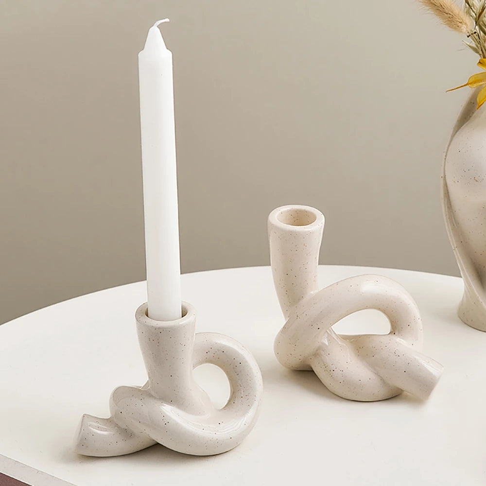 Candlestick Ceramic Holder